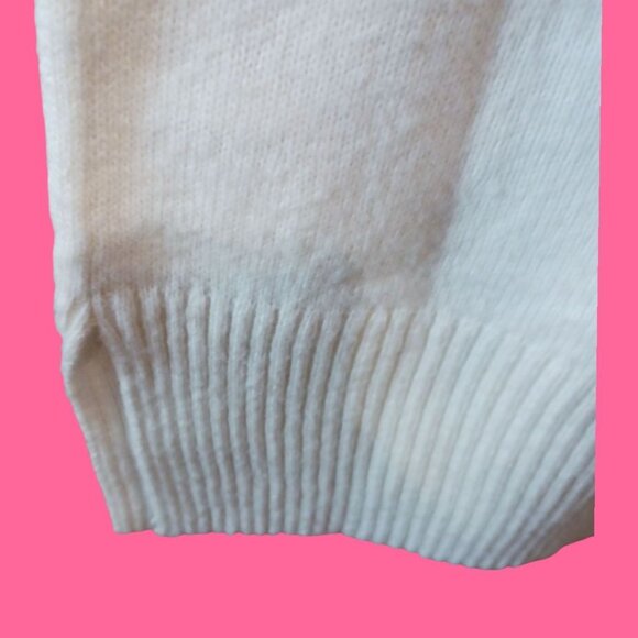 Free Assembly Womens Sleeveless Turtleneck Sweater Dress Wht XSmall - Picture 11 of 12